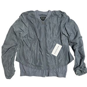 ATHLETA Women's coastline blue/gray wayfarer bomber Jacket